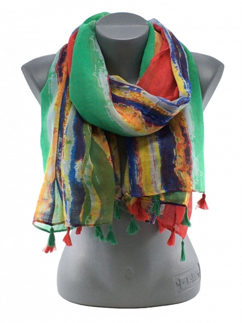 Wiosenny szalik damski BX-7 wym. 180cm x 80cm