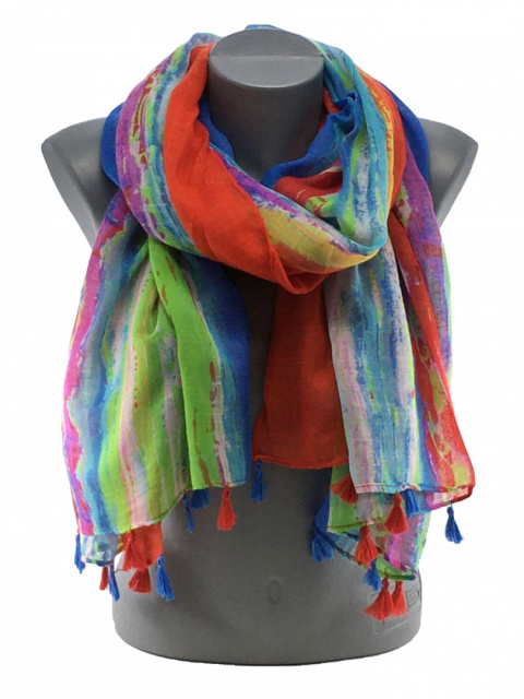 Wiosenny szalik damski BX-7 wym. 180cm x 80cm