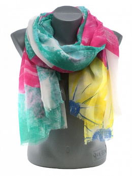 Women's spring scarf BX-9 size 180cm x 80cm