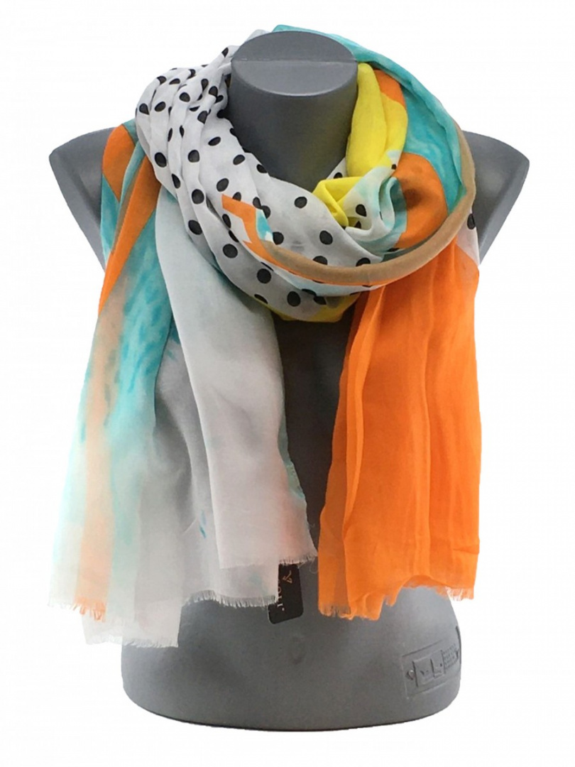 Women's spring scarf BX-10 size 180cm x 80cm