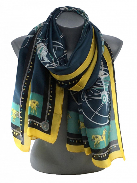 Women's spring scarf JE-7 size 180cm x 90cm