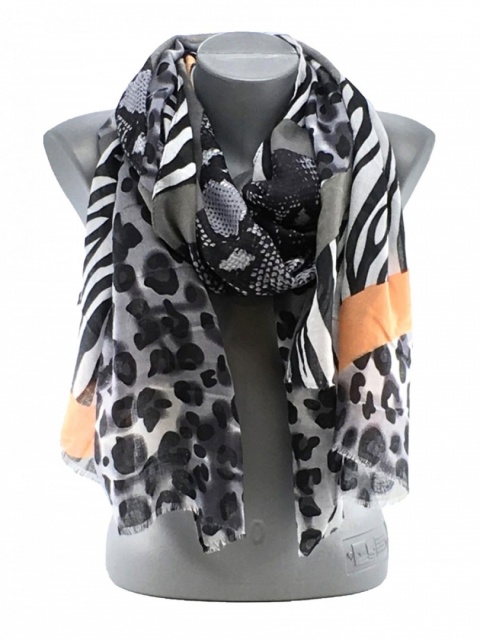 Wiosenny szalik damski BX-1 wym. 180cm x 80cm