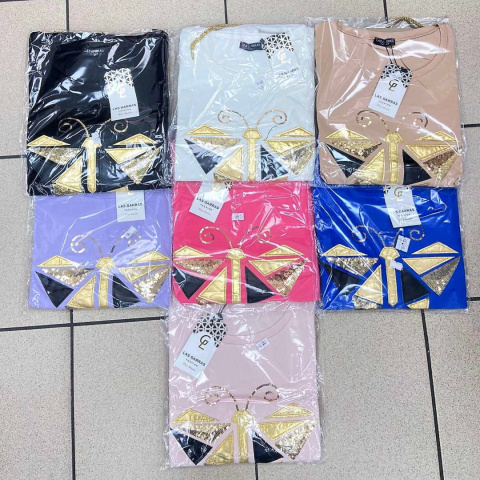 Bluzka damska z rękawem 3/4 - rozm. uniwersalny