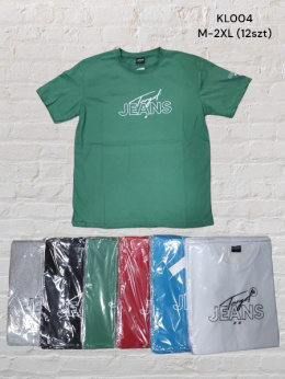 Men's cotton t-shirt model: KLO04 (size M-2XL)
