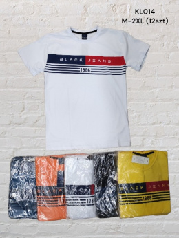 Men's cotton t-shirt model: KLO14 (size M-2XL)