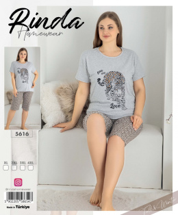 Ladies' pyjamas model: 5616 by RINDA (XL to 4XL)