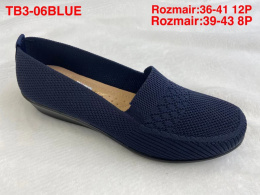 Women's semi-boots, pumps FEISAL model TB3-06 BLUE size 36-41 (12P) and 39-43 (8P)