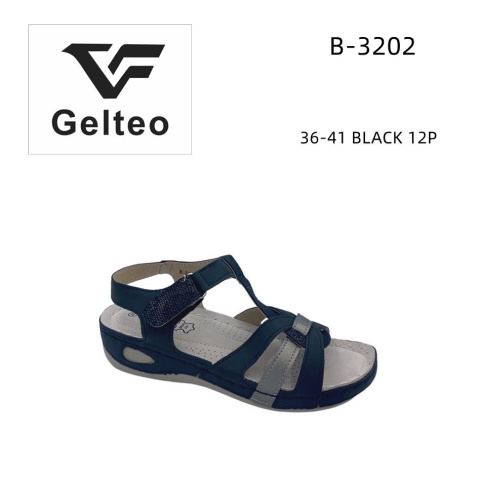 Sandały model: B-3202 BLACK rozm. 36-41