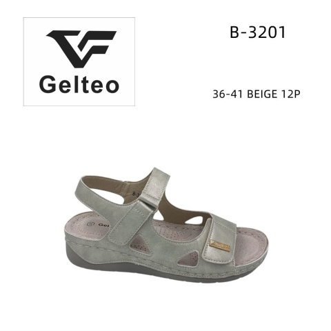 Sandały model: B-3201 BEIGE rozm. 36-41