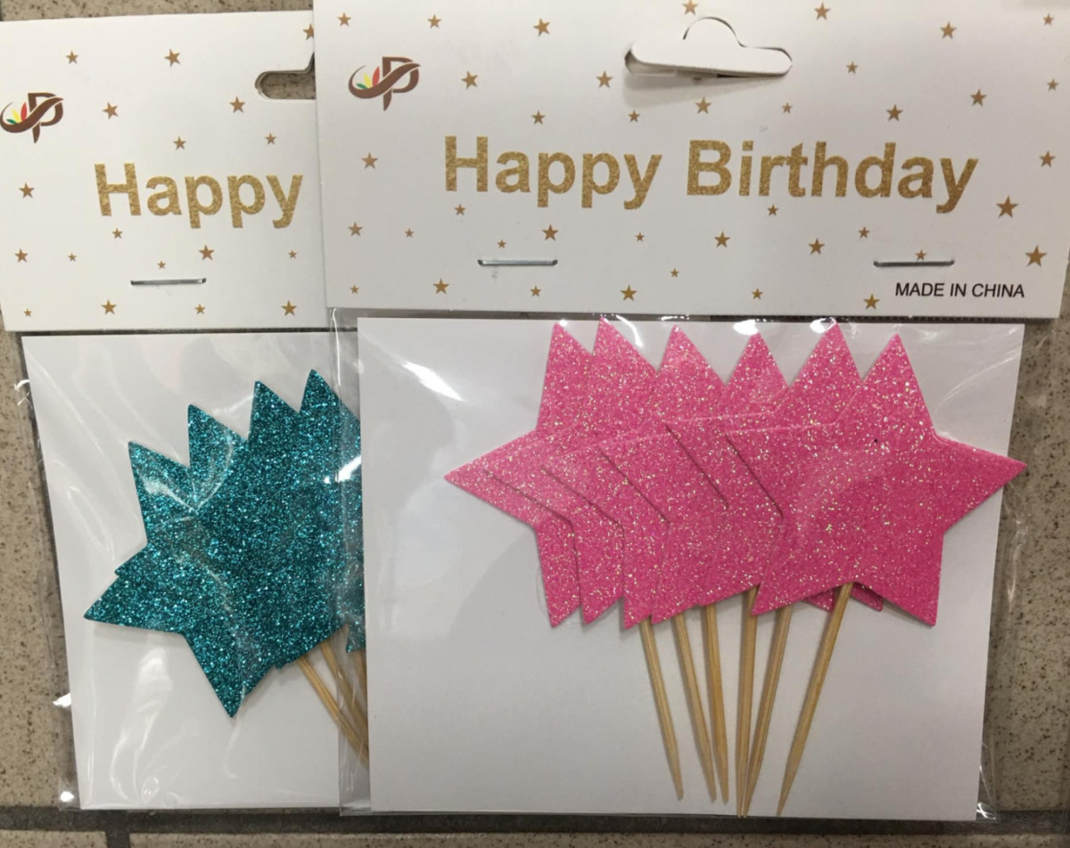 Toppers for cakes and pastries
