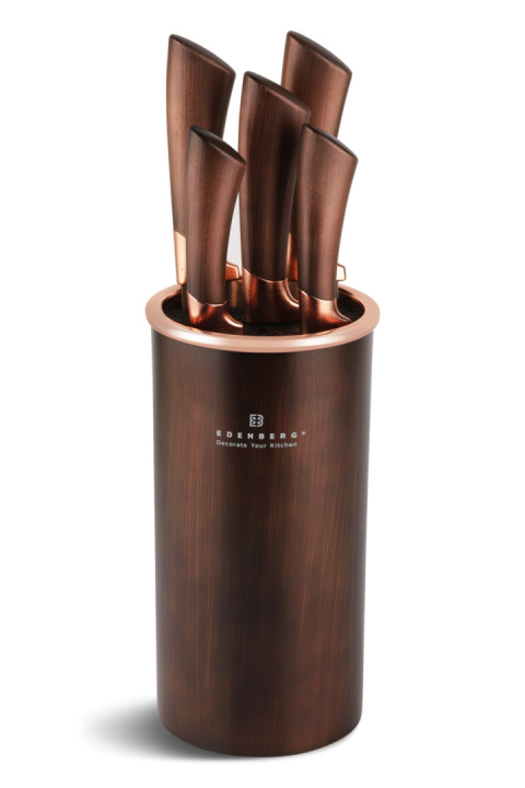 Zestaw noży kuchennych ze stojakiem