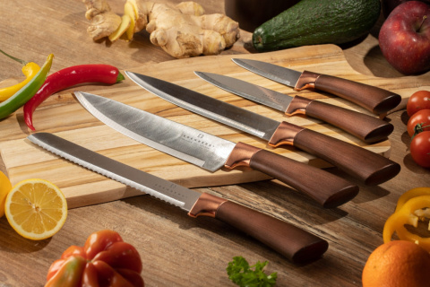 6-częściowy zestaw noży kuchennych ze stojakiem marki EDENBERG