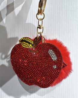 Decorative keychains for keys, purses with pom-poms