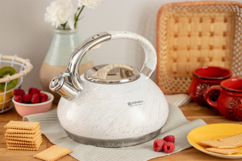 Czajnik ze stali nierdzewnej z gwizdkiem poj. 3.5l marki EDENBERG