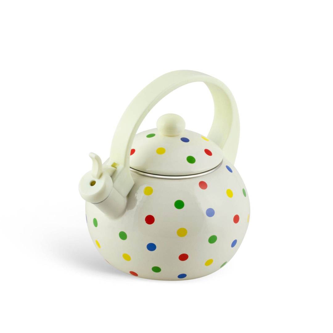 Enameled kettle with whistle capacity 2.2l by EDENBERG brand