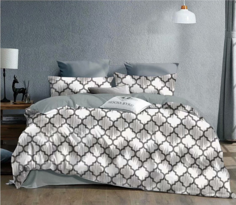 Komplet pościeli 100% satyna bawełniana (3cz - 160x200 cm)