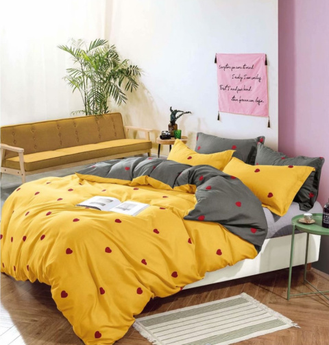 100% cotton satin bedding set (3cz - 160x200 cm)