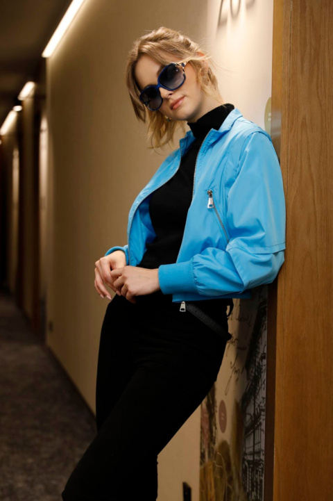 Kurtka damska, wiosenna - bomberka