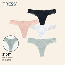 Women's panties - thongs model: 2104Y size: M-XL