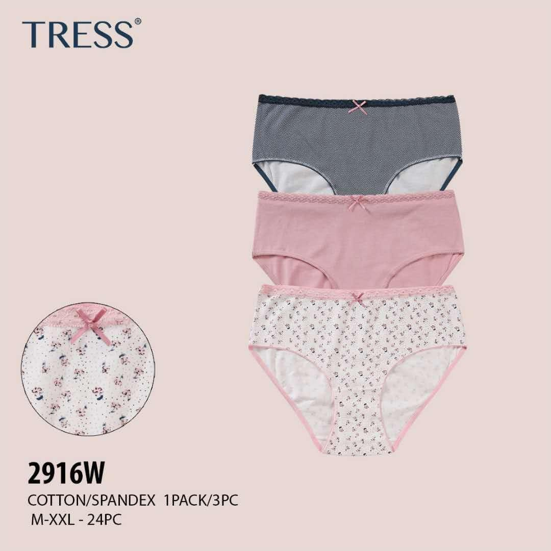 Women's panties model: 2916W 3-PAK size: M-XXL