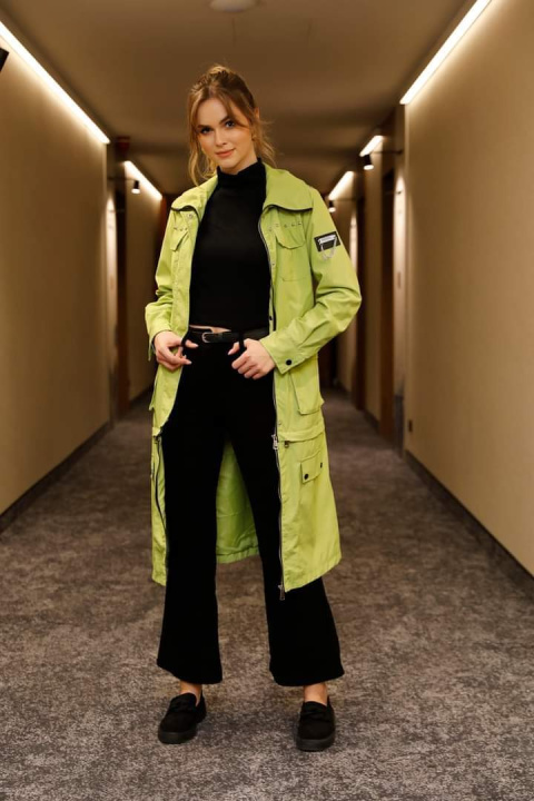 Płaszcz damski, wiosenny