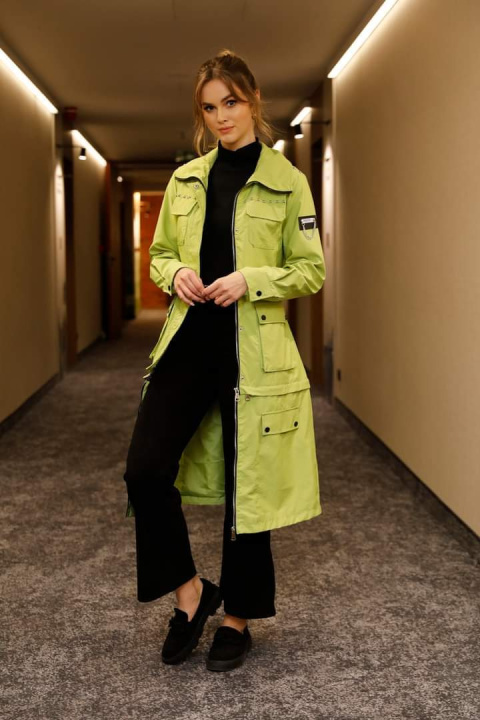 Płaszcz damski, wiosenny