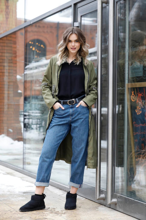 Płaszcz damski, wiosenny