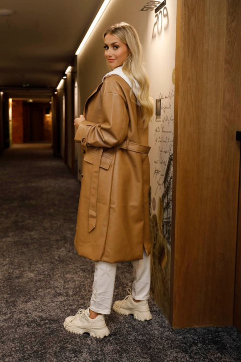 Płaszcz damski, wiosenny