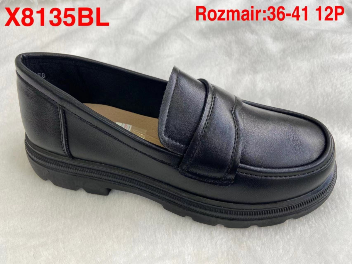 Women's semi-boots, pumps FEISAL model X8135BL size 36-41 (12P)