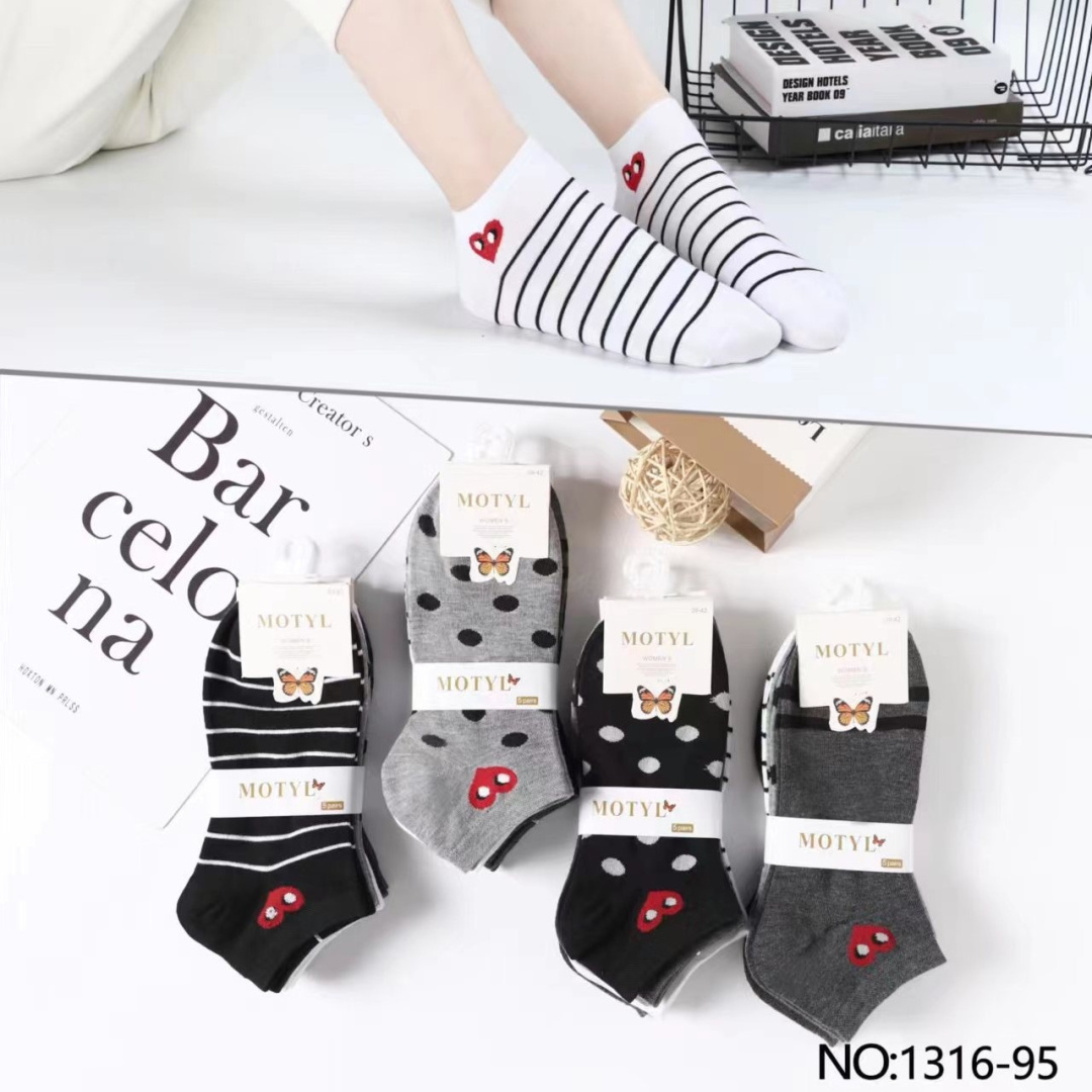 Women's socks, 5-PACK, sizes: 35-38, 39-42