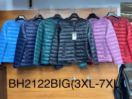 Women's jacket, spring, model: BH2122 BIG (size: 3XL-7XL)