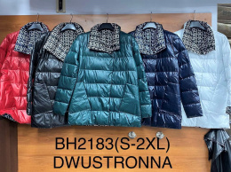 Women's jacket, spring, reversible model: BH2183 (size: S-2XL)