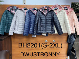 Women's jacket, spring, reversible model: BH2201 (size: S-2XL)