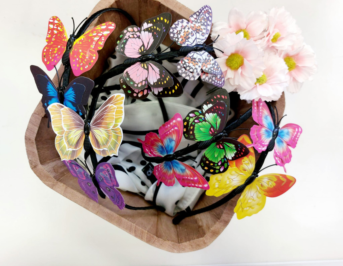 Hair bands for children - butterflies