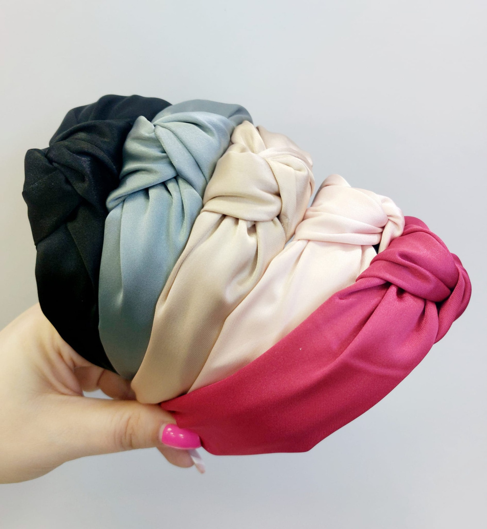 Hair bands, fabric with a knot