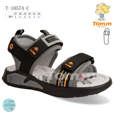 Sandały chłopięce model: T-10574-C (rozm: 27-32) TOM.M