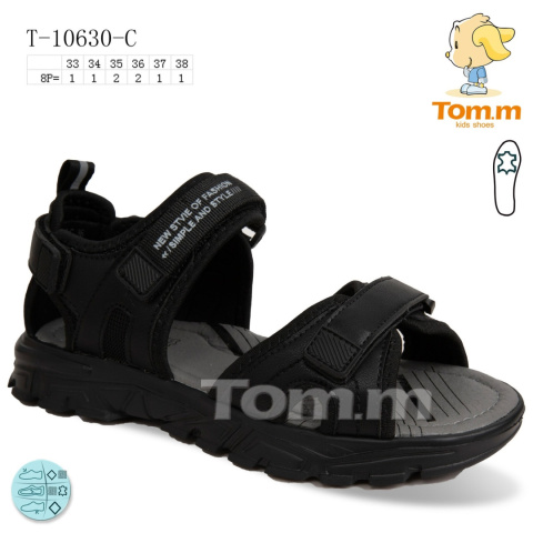 Sandały chłopięce model: T-10630-C (rozm: 33-38) TOM.M