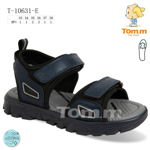 Sandały chłopięce model: T-10631-E (rozm: 33-38) TOM.M