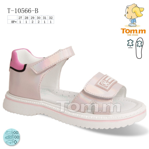 Sandały dziewczęce model: T-10566-B (rozm: 27-32) TOM.M