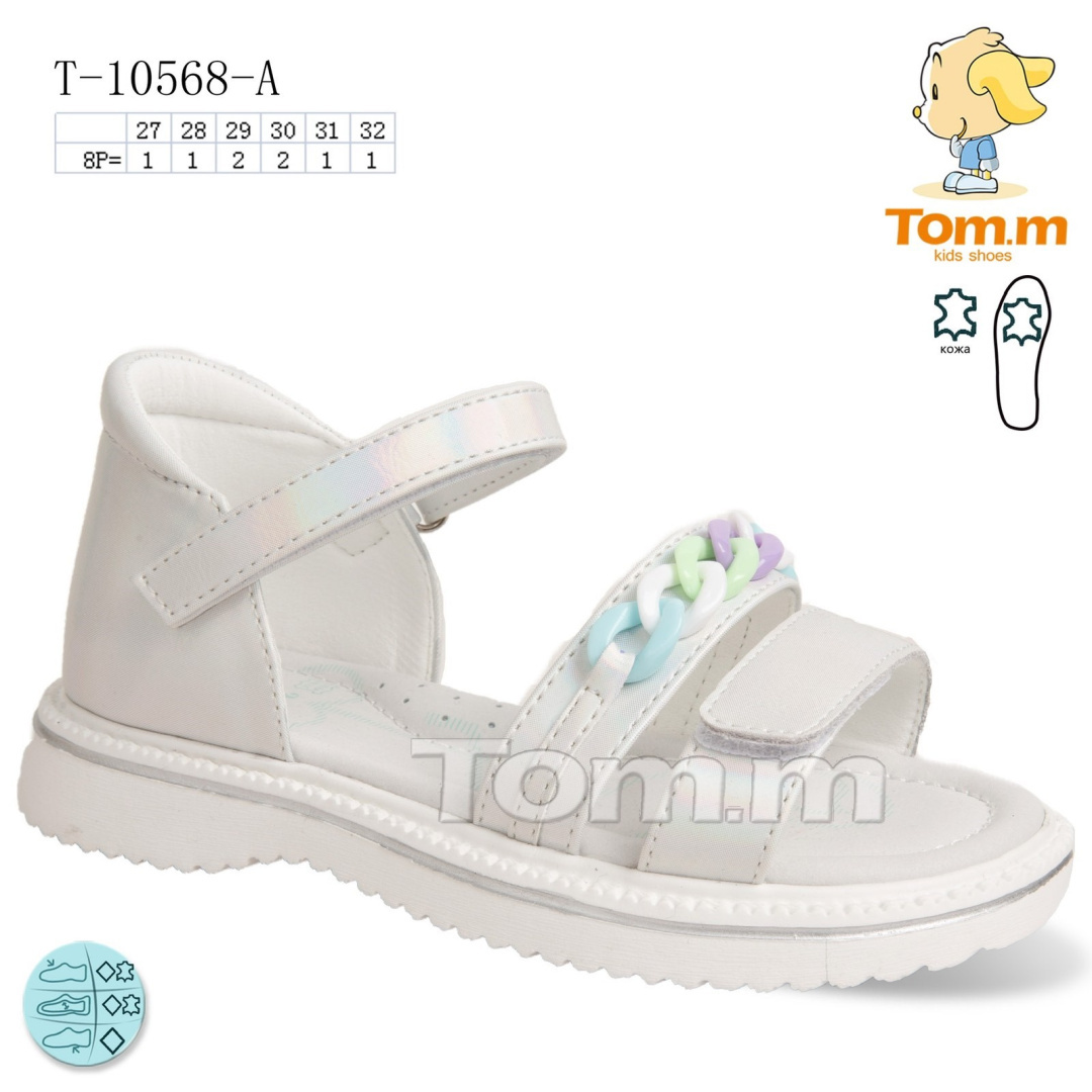 Girls' sandals model: T-10568-A (size: 27-32) TOM.M