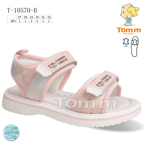 Sandały dziewczęce model: T-10570-B (rozm: 27-32) TOM.M