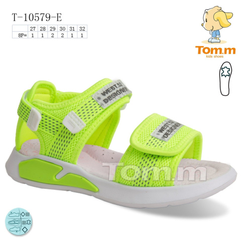 Sandały dziewczęce model: T-10579-E (rozm: 27-32) TOM.M