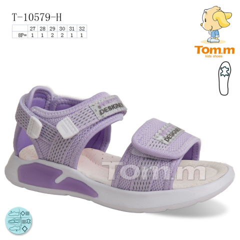 Sandały dziewczęce model: T-10579-H (rozm: 27-32) TOM.M