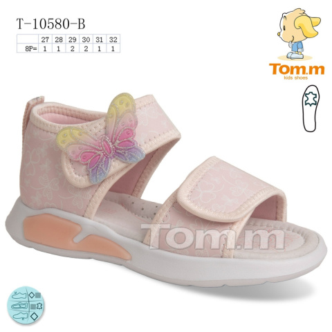 Sandały dziewczęce model: T-10580-B (rozm: 27-32) TOM.M