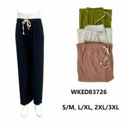 Women's pants model: WKED83726 (sizes: S/M, L/XL, 2XL/3XL)