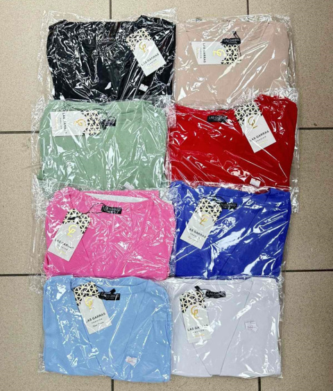 Bluzka damska PRĄŻEK z krótkim rękawem - rozm. UNI