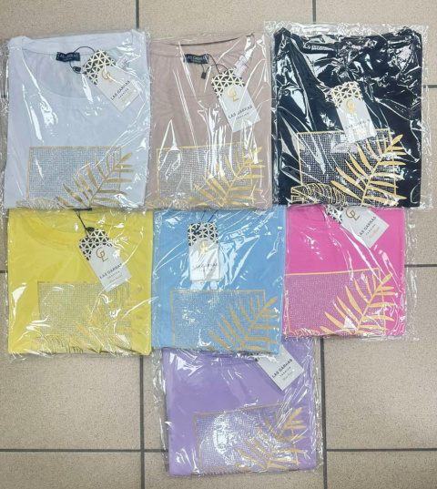 Women's blouse with short sleeves - size UNI.