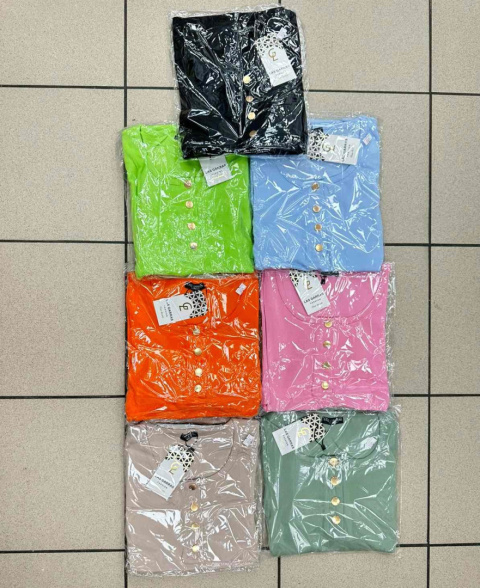 Sukienka damska z krótkim rękawem PRĄŻEK - rozm. UNI