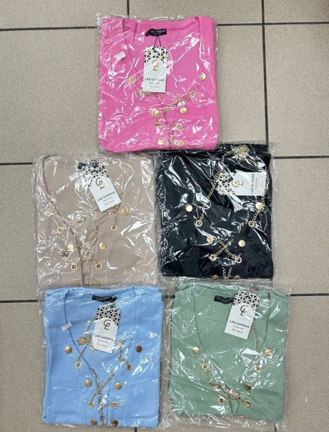 Sukienka damska z krótkim rękawem PRĄŻEK - rozm. UNI