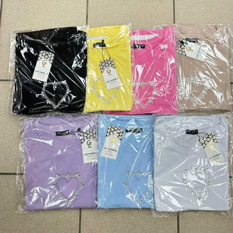 Bluzka damska z krótkim rękawem - rozm. UNI